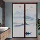 
Sanqihu Chinese-style sliding door living room balcony kitchen partition invisible folding door without punching sliding door A9276 border white