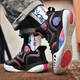 Putian Feibiao Wade basketball shoes boys sneakers student boys sneakers Kobe James running shoes women 695 white purple 24 37