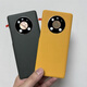 适用于华为mate40后盖原装玻璃mate40pro素皮后壳后屏电池盖 Mate40Pro【釉白】后盖带镜片