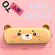 Mu Yunyao Children's Harmonica for Babies 'Special Blowing Instruments for Beginners' Blowing Toys for Children's Mouth Organs Easy Apprend Bear harmonica [Sound Quality Adthngrade Soft Glue peut être mordu]