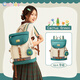 Kouyi Shiyu Yanyan Backpack para mujeres 2025 NUEVA CAPACIDAD Bolsa escolar multipartamental para mujeres College Student Cactus Green
