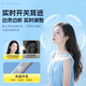 Wise Nation comes with a sound card and ear-return K-song dedicated wired headset type-c singing mobile phone to record singing sounds and live broadcast anchor microphone. It is suitable for Apple and Huawei.