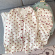 Zipjbxins Xiaoxiangfeng Love Pajamas Impreso Primavera y otoño 2025 Conjunto de ropa para el hogar Sweet Girls KK-3523 (conjunto de manga larga) M [sugerir 80-100Jin [Jin equivale a 0.5 kg]]