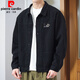 Pierre Cardin Jacket Herren Frühling und Herbst 2025 Neues Hemd Revers Herbst Herren Work Jacket Earth Herbst Jacke Top Upgrade Version K12806 GRAU 4XL Empfohlen 168-190jin [Jin gleich 0,5 kg]
