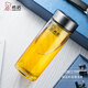 HEENOOR glass cup single-layer tea portable men and women's water cup car-mounted thickened heat-resistant business portable cup 6196-530ml natural ribbon filter original PU