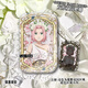 Mutong Bear Naruto Peripheral Badge Shinya Ancient Greek Linkage Haruno Sakura Sasuke Hinata Naruto Anime Double Flash Hinata S3892 Silver Gray Reflection-44X70mm Badge