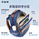 Kara Sheep [Jiang Qinqin's endorsement] Junior high school school bag 8-dimensional burden reduction and cloud school bag ProMax wind version Danning blue (calm and deep) [24L] Middle school students above 150