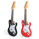 Les enfants de grande taille peuvent jouer des garçons et des filles simulées ukulélé de guitare électronique jouet music instrument de musique débutant guitare électronique rouge passionnée