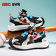 Abcsyr New Summer Nezha Boys Sandals Bag Toe Anti-Collision Anti-Slip дышащие мультипликационные пляжные обувь SK983 Black Orange 33 Внутренняя длина 20,8 см.