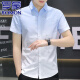 
ROMON high-end ice silk cool short-sleeved shirt for men 2025 summer casual half-sleeved square collar free iron shirt for men 844 green 2XL