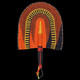 CLCEYRoomology Africa imported Ghana hand-woven straw woven fan ins color decorative fan bgf-12132