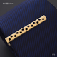 Nosskiss Apepliouce Pattern Tie Clip Мужчины и женские высококачественные фиксированные пряжки Бизнес-клип Бак Пакт день рождения подарок подарок винтажный
