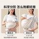 抱娃神器解放双手婴儿背带小月龄前抱式幼儿外出简易新生儿宝宝 【松紧可调】PU华夫格灰