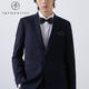 T&Twenties复古欧式花纹真丝领结男士演出黑色领花男英伦风蝴蝶结bowtie潮 领带_AS6042_雅酷佩斯利.黑-真丝