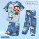 Children's Modal Summer Nezha Pajamas Boy Baby Ice Silk Boy 2025 New Thin Home Summer ST12350 Naza Ao Bing [Cool Modal] 165 cm/22 size [160-165cm]