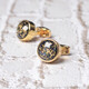 Sunflower color change blue French shirt cuff link sleeve nail business men cuff nail shirt button cuff button men and women x127 Sunflower color change blue