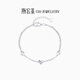Chao Acer Love Platinum Bracelet for Women PT950 Hand Jewelry Stacked as a Birthday Gift for Girlfriend, Priced at 360 Yuan, 3.55g, Chain Length Approximately 16cm + Tail Chain