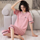 
Victoria's style pure cotton pajamas for women in summer short-sleeved cropped pants suit loose spring and summer can wear home clothes outside. Short-sleeved cropped pants 679 L Recommended 98-115Jin [Jin equals 0.5 kg]
