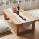Baie de Yonghuan Small Table Pliage Table Kang Table Tatami Tatami Petite table basse Étude Basse Baie de baie vitrée Couleur - Table Kang pliant 12048
