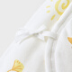 Tongtai Newborn Baby Clothes Jumpsuit Autumn and Winter Thickened Padded Newborn Baby Butterfly Clothes Yellow 52cm