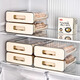 Axco egg storage box, refrigerator-specific drawer-type fresh-keeping food-grade organizing artifact, egg tray egg tray box, ivory white, one pack/can hold 32 pieces