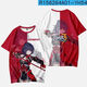 Comic Soul 3t Shirt, verano de manga corta, con marca compartida 3D tendencia impresa para estudiantes de primaria y secundaria y adolescentes Eden TXU4877 3XL adecuado para el peso 140-155 Jin [Jin equivale a 0.5 kg]
