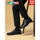 Katile cocodrilo zapatos de cuero para hombres capucha de cuero genuino pie de verano viejos zapatos de verano de un pie para pedal