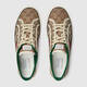 Chaussures féminines Gucci, abeilles de vache féminine, chaussures blanches brodées, sports et chaussures décontractées, chaussures 606111 hvk20 9766 style masculin rouge et vert 35.5