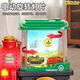 Newchi electric steam train universal wheel spray locomotive model children boy toy car electric toy [battery version] electric universal spray train red