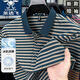 Longda Feilongda Fei NOUVEAU T-shirt T-shirt Summer Casual Abelt Polo Men Men's Short à manches intermédiaires Half-Sheeve Top Lodfey / authentine-9757-BLUE 3XL