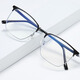 Essonio Reading Brille Herren High Definition Ultra-leichter blaues Licht Anti-Blau-Licht ältere Menschen alte Brille Frauen mittleren Alters mittleren Alters und ältere Hochzeitsbrille Universal Schwarz und Silber 100 Grad für 40-49 Jahre empfohlen für 40-49 Jahre