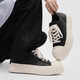 Bonaling Derby-Schuhe Herren-Mickey-Schuhe von Herren-Mickey mit erhöhten minimalistischen High Street Dicke Sohle erhöhte Pendelverkehrs- und vielseitige klassische Schuhe mit Big-Toe-Schuhen-gleicher Stil wie Prominente [42]