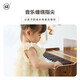 Kakafu Infant Children's Wood's Piano Toys 123 ans de Noël de Noël Musique de Noël des cadeaux adaptés à mars + bébé 25 clés CLÉSIQUE Black Desktop