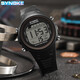 
Shinuoke men's large screen electronic watch waterproof multifunctional outdoor sports mountaineering and running fashion sports 9898 black