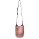 BURBERRY (BURBERRY) Lined plaid leather Cowhide bucket bag crossbody shoulder bag Women's style Pink Basic package (bag + dust bag)