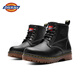 Dickies Martin Boots Herrenschuhe für Frühling britische Stiefel Männer vielseitige High-Top-Lederstiefel Männer und Frauen Paare Stiefel Trendy Workwear Schuhe Schwarz S28 (Männerstil) 39 [eine Größe größer, geeignet für Sportschuhe 40]