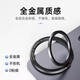 双环磁吸手机支架Magsafe旋转360度桌面支架可折叠金属指环扣适用苹果17安卓手机 【枪灰色】赠引磁环 Magsafe磁吸360°可旋转指环扣