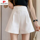
Pierre cardin summer thin white suit shorts women's summer suit 2025 new high waist casual wide-leg pants small green 9871 S