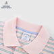 Brooks Brothers/Brooks Brothers Herren 25 Frühlings- und Sommer neue Baumwollgolden-Schaf-Farbbündel Streifen kurzärmelige Polo-Hemd B695-Pink S