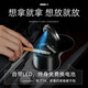 巫记车载烟灰缸多功能铝合金属创意有带盖夜光灯内装饰汽车用品防飞灰 保时捷帕拉梅拉卡宴macan 718 长款 高95mm直径70mm