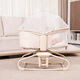 Mestrom überredet das Baby zum Schlafen mit Neugeborenen Baby Elektro -Schaukelstuhl Kleinkind Schaukelbett Cradle Bett Baby Schaukelstuhl kann flach sitzen Khaki 9855