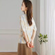 19 mmi stretch double Qiao Authentic Mulberry Silk Top 2025 Été haut de gamme Half-Maleved Age-Reduicing Silk teint xl