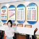 
Durable company corporate culture display wall decoration office atmosphere layout workshop employee motivational slogans Buy team spirit - QT2694-First Five 60*120cm [10mm snow crystal panel + black edge