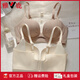 Yalu 2025 summer thin underwear for women, small breasts gathering and anti-sagging brand bra set, shallow coffee set [Titto gathering 1.8cm] 70A 70B (32B recommended)