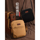 Trendy Generation Casual Business Multifunktionaler Männertasche Herren-One-Shoulder Crossbody Bag Canvas Sport Rucksack Korean Style 1098 Khaki