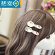 Tongrubi Hairpin Clip Decoration Internet célébrité la plus chaude HELLOKITTY Décoration automne et hiver brun léopard imprime BB Clip Girl Girl Hairpin 12187 Léopard Imprimer sans épingle à cheveux Markless