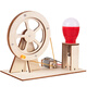 Magic Bean Shenghuo Science Small Experiment Set Children's Hand-Craank Generator Technologieproduktion und Erfindungsstudent Handgefertigte Materialien Spielzeug [Suspended Train] Anweisungen senden + Assembly-Video