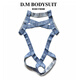 DM men's jumpsuit thong ring letter shoulder strap sexy sexy ring underwear hollow personality gay lilac M100-115Jin Jin equals 0.5 kg