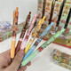 MPPMCK Kapibala Blind Box Neutral Stift Internet Berühmtheit Hochwertiges Ins 2d peripherer Cartoon niedliche Capybara Schnellrocknen Pinsel St. Tipp glatt 0,5 mm schwarzer Wasserstift Schüler Text gemischtes Haar 6 Teile X-6227 Jiyikawa Blindbox 0,5 mm x Andere/andere