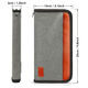 New portable waterproof travel document bag anti-theft brushing RFID passport clip large capacity long passport bag orange